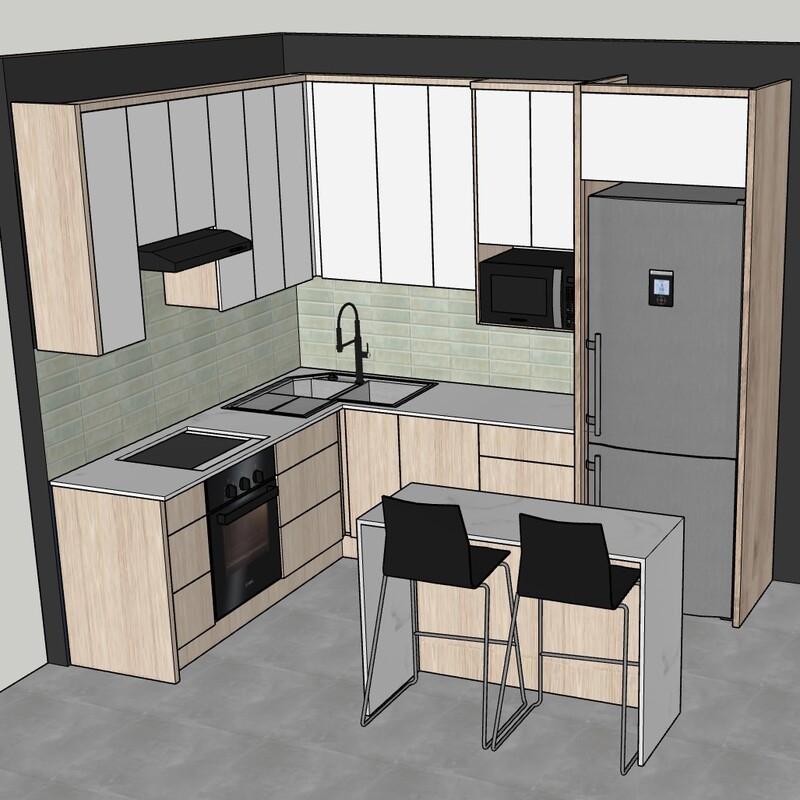 Bachelor Flat Kitchen