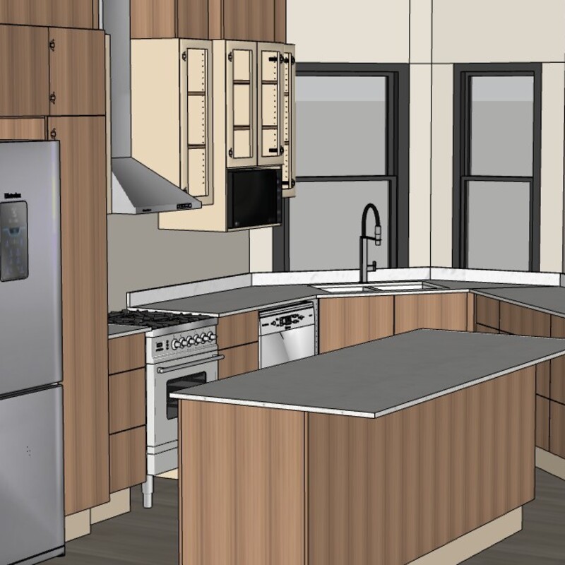 Kitchen in Langenhoven Park Bloemfontein - Concept